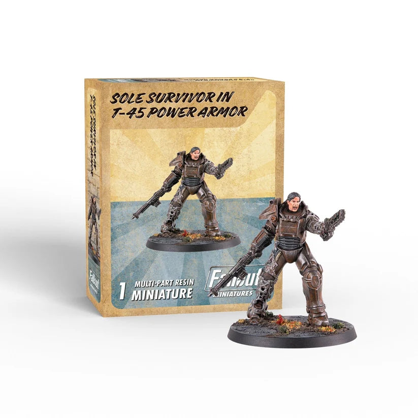 Fallout: Miniatures - Sole Survivor in T-45 Power Armor