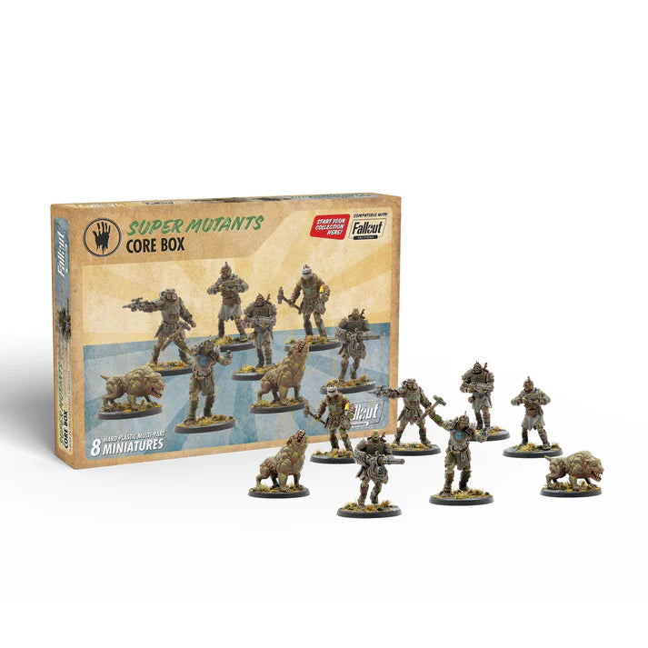 Fallout: Miniatures - Super Mutants Core Set (Plastic)