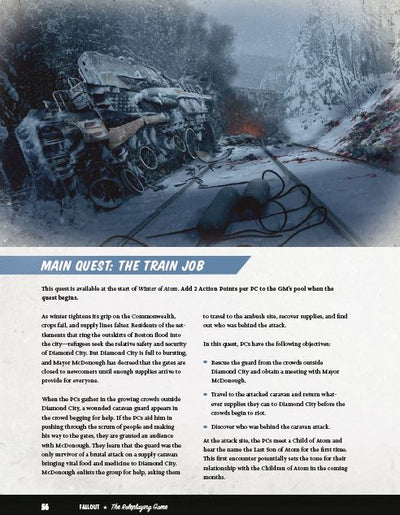 Fallout: The Roleplaying Game Winter of Atom Book – Tycho's Games