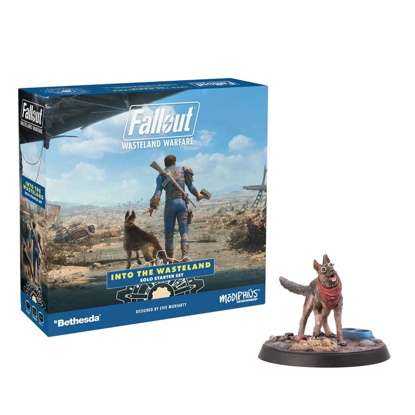 allout: Wasteland Warfare - Into the Wasteland Starter Set & Dogmeat with Goggles