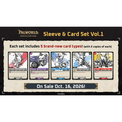 Palworld OCG - Sleeve & Card Set Vol.1