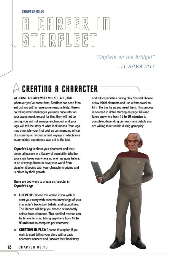 Star Trek Adventures - Captain's Log Solo Roleplaying Game (2026 Edition)