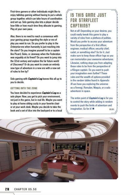Star Trek Adventures - Captain's Log Solo Roleplaying Game (2026 Edition)