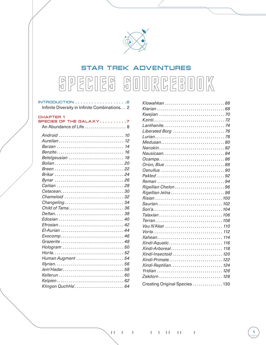 Star Trek Adventures - Second Edition - Species Sourcebook