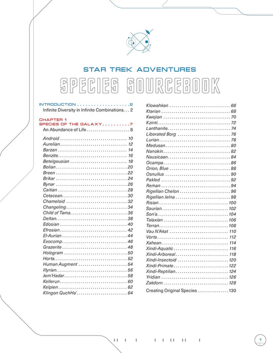 Star Trek Adventures - Second Edition - Species Sourcebook