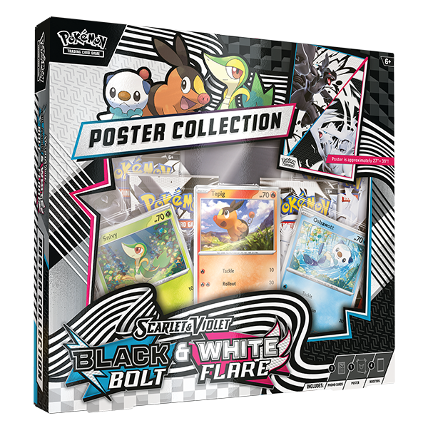 Pokémon TCG: Scarlet & Violet 10.5 - Black Bolt & White Flare Unova Poster
