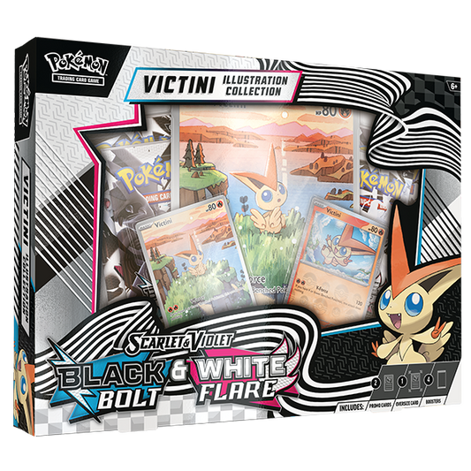 Pokémon TCG: Scarlet & Violet 10.5 - Black Bolt & White Flare Unova Victini Illustration Collection