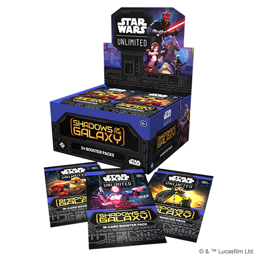 Star Wars: Unlimited Shadows of the Galaxy Booster Display