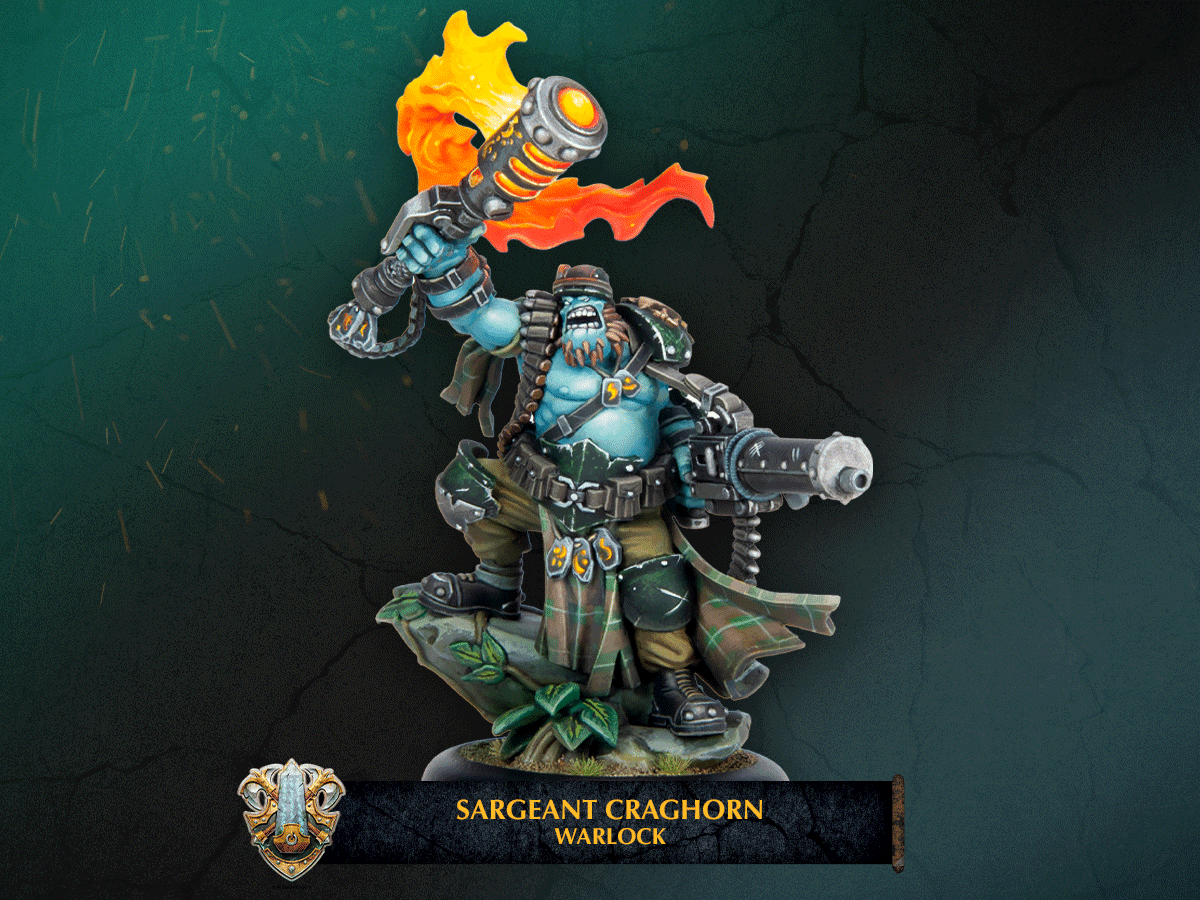 Warmachine: Southern Kriels Kithguard Command Starter