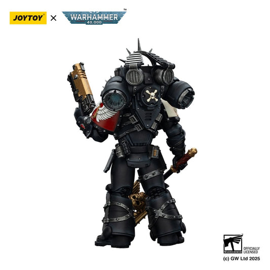 Warhammer 40,000: Blood Angels Action Figure Lemartes With Jump Pack Blood Crozius and Absolver Bolt Pistol 12 cm