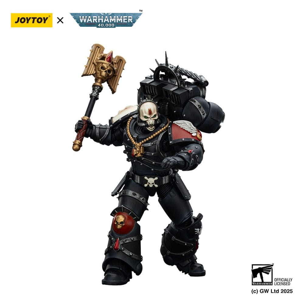 Warhammer 40,000: Blood Angels Action Figure Lemartes With Jump Pack Blood Crozius and Absolver Bolt Pistol 12 cm