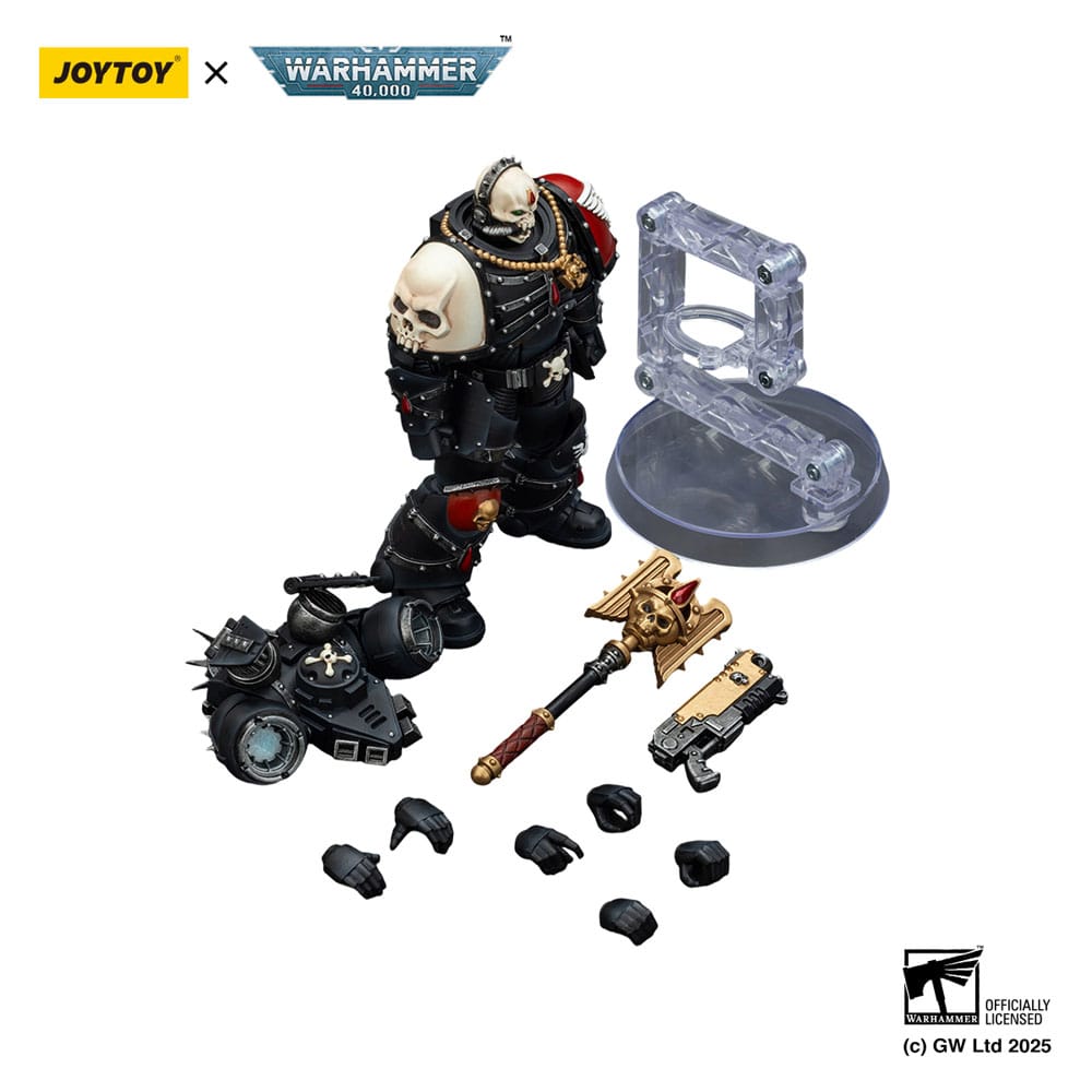 Warhammer 40,000: Blood Angels Action Figure Lemartes With Jump Pack Blood Crozius and Absolver Bolt Pistol 12 cm