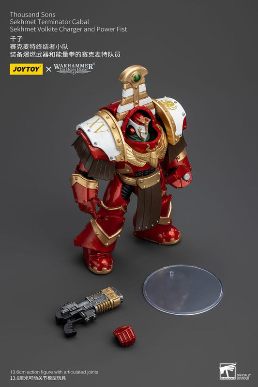 Warhammer The Horus Heresy Action Figure 1/18 Thousand Sons Sekhmet Terminator Cabal Sekhmet Volkite Charger and Power Fist